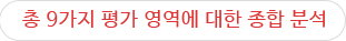 총 9가지 평가 영역에 대한 종합 분석